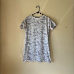 Jersey Dress - Grey / Light Pink Camo -  Old Navy - Small